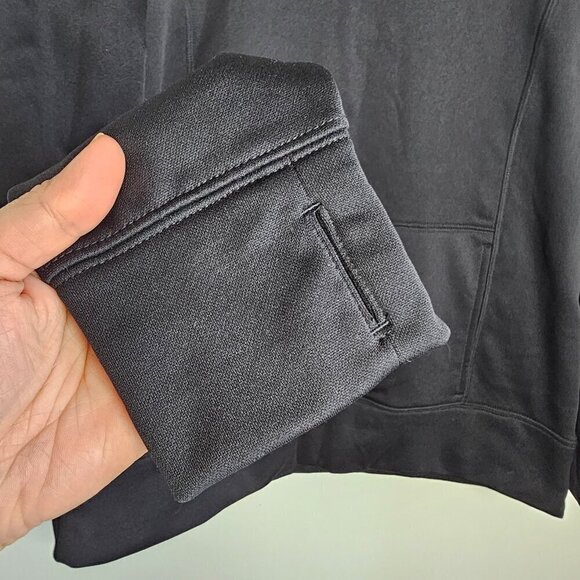 Women's Long Sleeved Pullover Lightweight Fleeced Hoodie, Mammoth, Size M - Picture 4 of 12